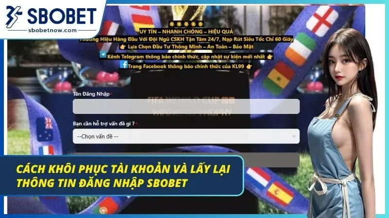 Đăng Nhập SBOBET Cực Uy Tín Từ Nhà Cái Thương Hiệu Giao diện yêu cầu xác minh thông tin tài khoản.