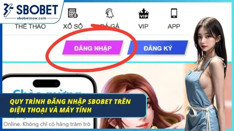 Đăng Nhập SBOBET Cực Uy Tín Từ Nhà Cái Thương Hiệu Giao diện thao tác truy cập bằng điện thoại thực tế.