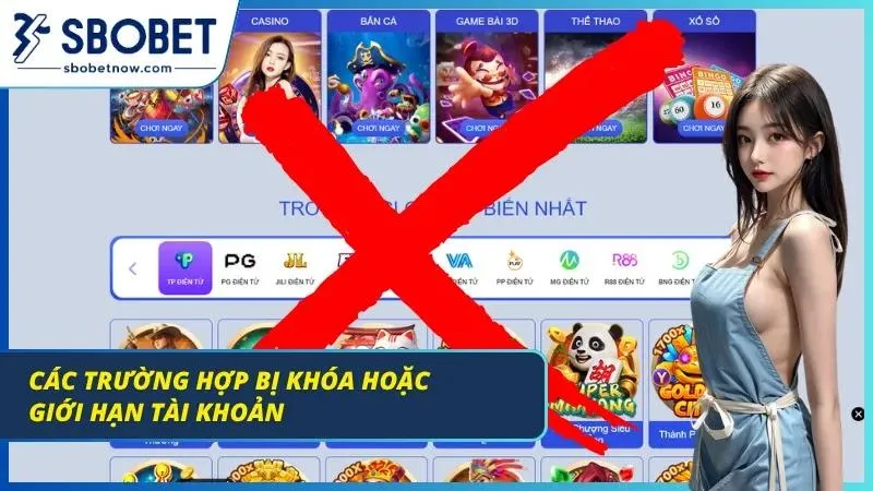 Điều Khoản Và Điều Kiện SBOBET - Bộ Cẩm Nang Quan Trọng 2026 Tổng hợp các trường hợp bị khóa hoặc giới hạn tài khoản