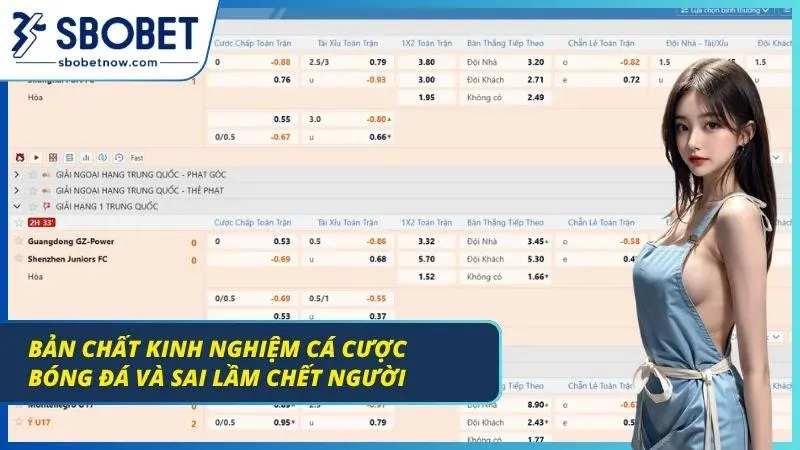Kinh Nghiệm Cá Cược Bóng Đá - Tuyệt Chiêu Thực Chiến 2026 Phần lớn tài khoản bốc hơi vì thua chính cảm xúc bản thân
