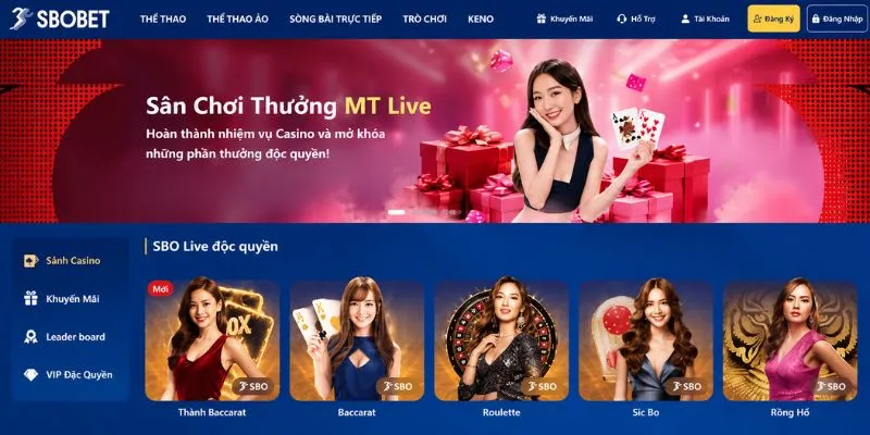 Trang chủ Live Casino SBOBET