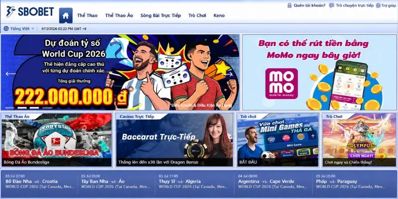 Trang chủ Giới thiệu thương hiệu SBOBET